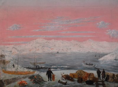 View of Vaagøen in the Lofoten District by Mathias Stoltenberg